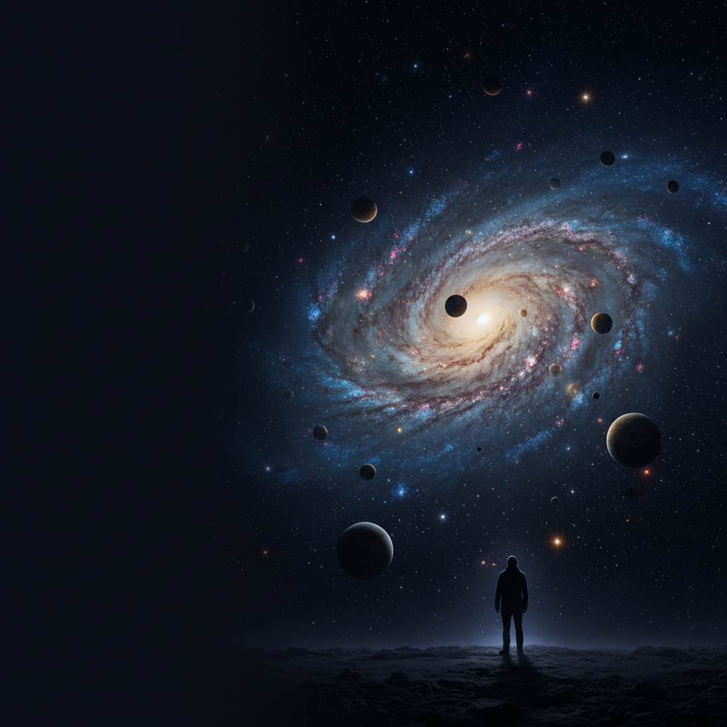 Capa do texto “O espaço tem fim? Quando o infinito nos ensina humildade”